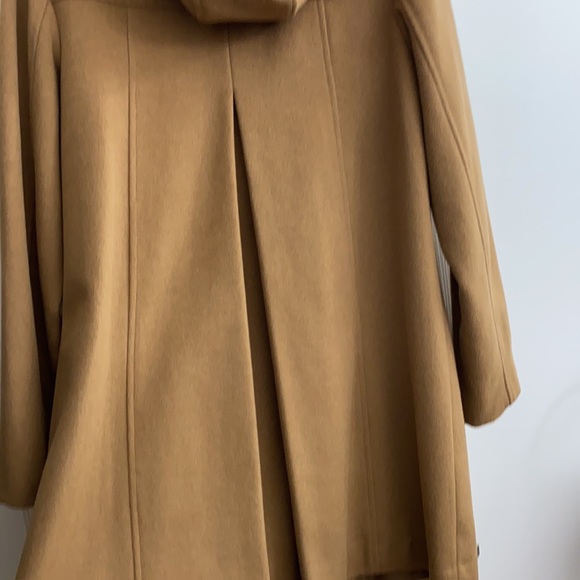 Ellen Tracy Blue fox and wool hooded coat - Picture 12 of 15